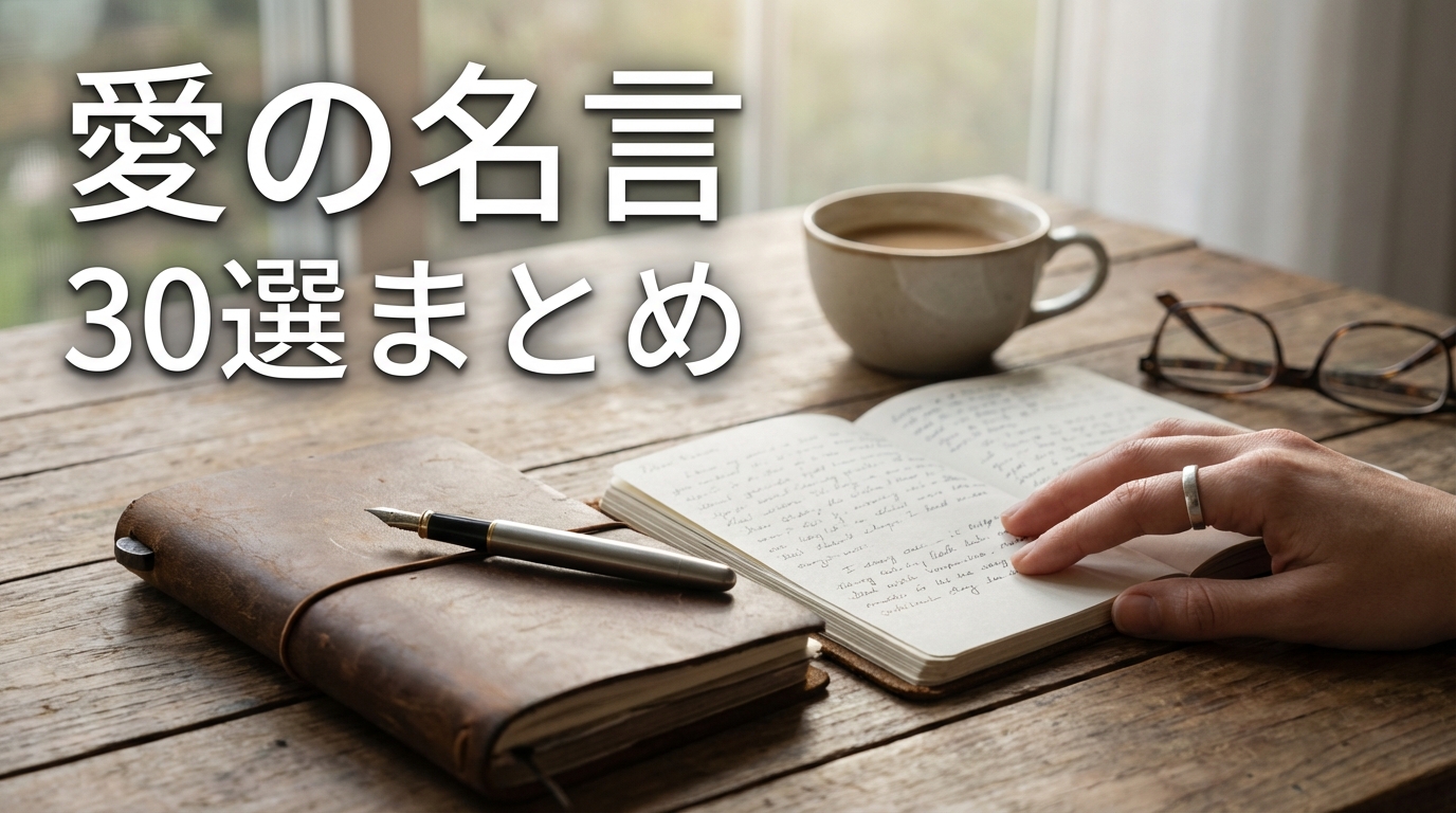 愛の名言30選まとめ