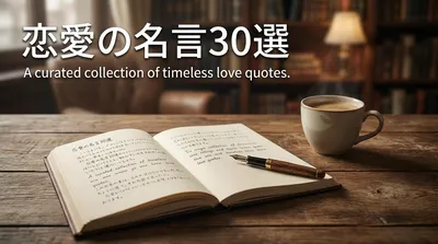 恋愛の名言30選