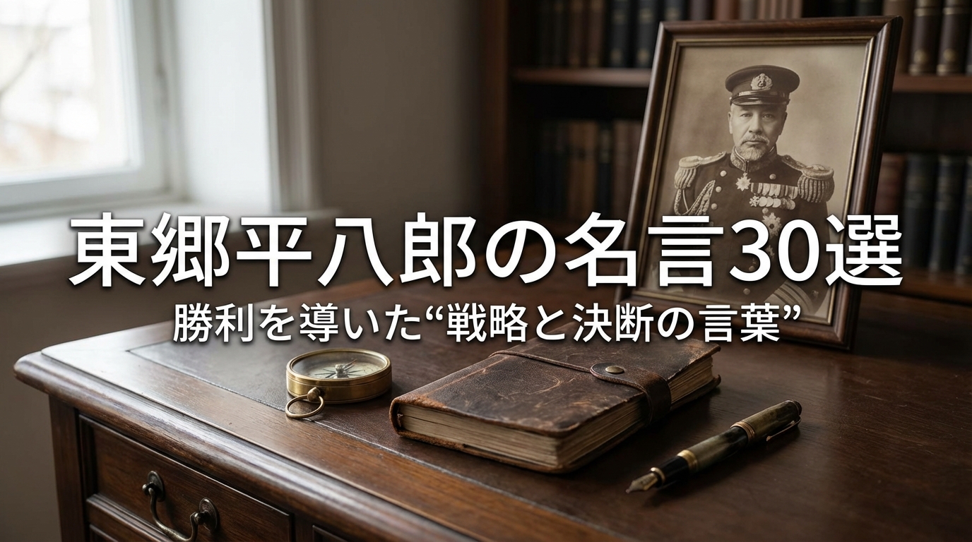 東郷平八郎の名言30選｜勝利を導いた“戦略と決断の言葉”