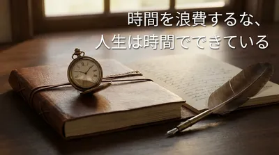 ベンジャミン・フランクリンの名言「時間を浪費するな、人生は時間でできている」の意味を考える